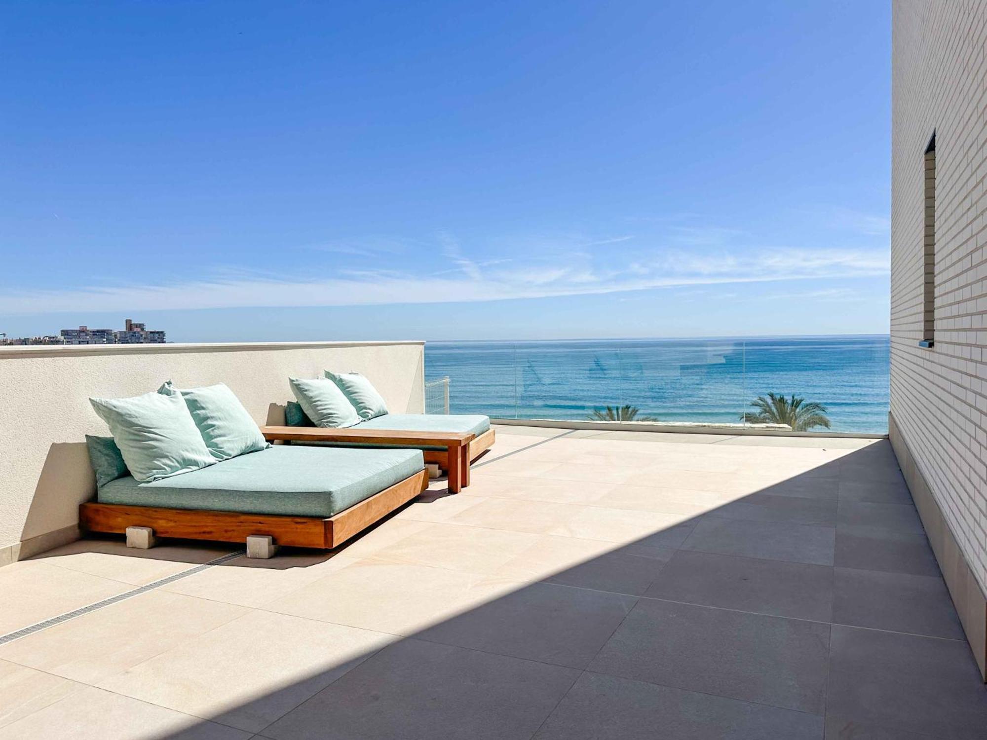 Lantia. Amaneceres De Ensueno Y Piscina Con Vistas Apartman El Campello Kültér fotó